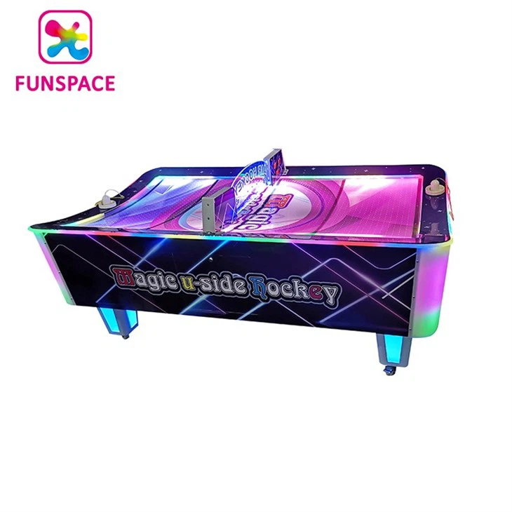 curved air hockey table