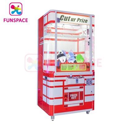 Machine de jeu de prix de coupe de cadeau de ciseaux d'opération de pièce de monnaie