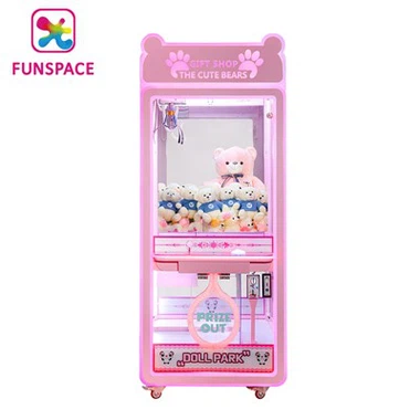 Machine à griffes d'ours mignonne