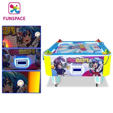 Machine de jeu de hockey sur air pour enfants à 4 joueurs